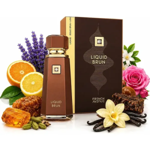 Perfume Árabe Masculino Liquid Brun French Avenue Eau De Parfum 100ml