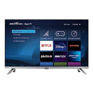Fast Smart TV Britânia BTV32G7PR2CSBLH 32” Led Dolby Áudio