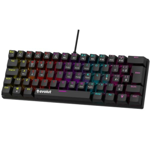 Teclado Mecânico Gamer Cypher, Switch Brown, Layout ABNT2, RGB com 17 Efeitos, Compacto 60%, Anti-Ghosting
