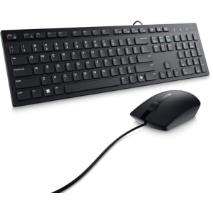 Combo Teclado e Mouse com Fio Dell Km300c Layout Abnt2 Dpi 1000 Preto