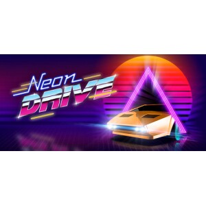 neon drive steam badge