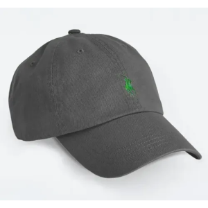 Boné Rl Original Importado Logo Bordado Aba Curva Ajustável Chumbo Unico