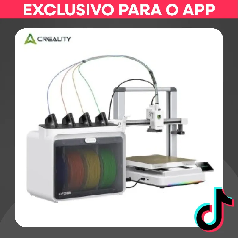 Impressora 3D Creality SPARKX i7 Color 4 Cores IA 500mms Bivolt