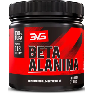 Beta Alanina 200g - Fórmula Avançada 100% Pura com 117 Doses - 3VS Nutrition