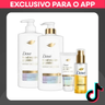 Imagem da oferta Kit Dove Bond Repair Shampoo 600ml + Condicionador 600ml + Leave-In 50ml + Óleo e Sérum Bifásico 110ml