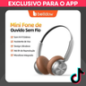 Imagem da oferta bettdow Headphone Bluetooth 5.3 Dobrável com Som HiFi e Graves Potentes 10h de Bateria Microfone HD e Conexão AUXTF