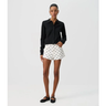Imagem da oferta Short Evasê em Sarja com Estampa Poá
