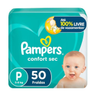 Imagem da oferta Fralda Pampers Confort Sec Tamanho P 50 Unidades