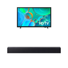 Imagem da oferta Samsung Smart TV 32" HD H5000F + Soundbar Samsung HW-B400F