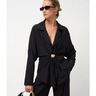 Imagem da oferta Camisa Ampla Acetinada com Aviamento Central