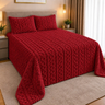 Imagem da oferta Colcha Queen Premium Texturizada 2,40m x 2,60m com 2 Fronhas Macia Elegante e Sofisticada
