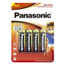 Imagem da oferta Pilha Alcalina Pequena AA com 4, Panasonic, LR6XAB4B192, Pacote de 4, Cinza