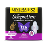 Imagem da oferta Absorvente Noturno com Abas Sempre Livre 32 Unidades