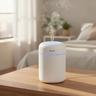 Imagem da oferta Umidificador De Ar Portatil Usb Luz Led Noturna 300ml Wolff Branco 5v