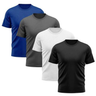 Imagem da oferta Kit 4 Camisetas Masculina Dry Manga Curta Academia Treino Fitness Corrida Basica Lisa