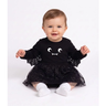 Imagem da oferta Vestido Body Bebê em Tule com Estampa Morceguinha - Tam 0 a 18 Meses