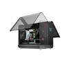 Imagem da oferta Gabinete Gamer Esgaming Aircredt 007 Mid Tower M Atx Frontal E Lateral Em Vidro Temperado Sem Fans Preto Aircraft 007 Bk