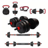 Imagem da oferta Barra Anilha Halter Kettlebell Kit Musculação Completo - 25kg