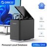 Imagem da oferta Orico 25 bay hdd docking station 2.53.5 "caixa de disco rígido sata hd externo ssd gabinete usb 3.0