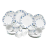Imagem da oferta Aparelho De Jantar Mayara Em Porcelana 40 Peças Cor Branco E Azul Hauskraft.