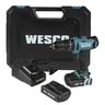 Imagem da oferta Parafusadeira Furadeira de Impacto 12 Pol 18V com 2 Baterias 2.0Ah Carregador Bivolt e Maleta WESCO-WS2390K2 - R$599.9