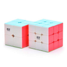 Imagem da oferta CuberSpeed Bundle QY Toys 3x3 Stickerless with 2x2 Speed Cube Speed Cube Set 2x2 3x3 Magic Cube