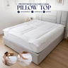 Imagem da oferta Pillow Top Casal de Percal Antialérgico 400 Fios para Colchão