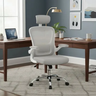 Imagem da oferta Cadeira de Escritório Ergonômica Giratória Luvinco B100 Boston, Cinza, Mesh, Ajuste Lombar, Laudo NR-17
