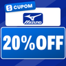 Imagem da oferta 20% OFF em produtos selecionados na campanha Aquecimento Black Friday na Mizuno com cupom