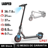 Imagem da oferta Scooter elétrico LADPED pneus maciços de 8,5" velocidade máxima de 31 kmh autonomia de 37 km