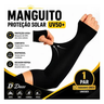 Imagem da oferta Manguito Uv50+ Proteção Solar Moto Ciclismo Corrida Pesca Mangote Braço Compressão Esporte Manga Futebol Corrida Dasv Único Preto