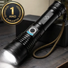 Imagem da oferta Lanterna Tática Voxo Militar T9 Zoom Ultra Potente Bateria Longa Duração Recarregável Usb Resistente Água Poeira Defesa Caça Camping