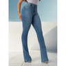 Imagem da oferta Calça Flare Jeans Cintura Alta