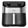 Imagem da oferta Air Fryer Midea Widemax 4,5l 1500w Antiaderente Preto Inox