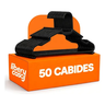 Imagem da oferta Kit 50 Cabide Adulto Preto Reforçado