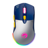 Imagem da oferta Mouse Gamer Marvo Duke 20 RGB 6400DPI 7 Botoes Wireless Branco M803W-V2-WB