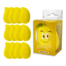 Imagem da oferta Kit 12 Esponjas Manga Rosto Facial Maquiagem Base Make Box Amarelo Média