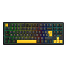Imagem da oferta Teclado Mecânico Aula F87 Sem Fio Wireless Bt Hotswap Abnt2 Preto Português Brasil