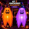 Imagem da oferta Fantasma Halloween com LED Suspenso Pendente Enfeite Decoração Festa Dia das Bruxas Terror Brilha No Escuro