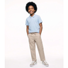 Imagem da oferta Calça Baggy Infantil Em Algodão Com Bolso Lateral -Tam 5 a 14 Anos