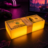 Imagem da oferta Luminária Dinheiro GTA VI Rotativo c LED USB Efeito Levitante