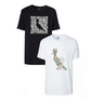 Imagem da oferta Kit 2 Camisetas Algodão Estampa Pica-pau Reserva Branco P