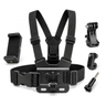 Imagem da oferta Suporte Peitoral Ajustável Para Celular E Câmera De Ação Com Kit Completo De Adaptadores