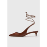 Imagem da oferta Scarpin Feminino Santa Lolla Amarração Marrom