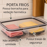 Imagem da oferta Porta Frios Duplo Preto para Presunto Queijo