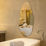 Imagem da oferta Espelho Orgânico 70cm Decoração Lapidado Design Moderno Luxo Quarto Sala Banheiro Hall Decorativos Camarin Polido Sem Moldura Vmex