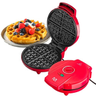 Imagem da oferta Máquina de Waffle Prepara até 4 Porções com Revestimento Antiaderente e Controle de Temperatura 127V 1200W Multi - C