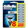 Imagem da oferta Gillette Mach3, Carga para Aparelho de Barbear com 3 Lâminas 8 Unidades