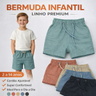 Imagem da oferta Shorts de Linho Infantil (várias cores)