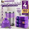 Imagem da oferta Kit 4 Sacos de Lixo Perfumados Lavanda 160 Sacos